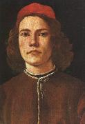 Sandro Botticelli Portrait of a Young Man_b oil painting